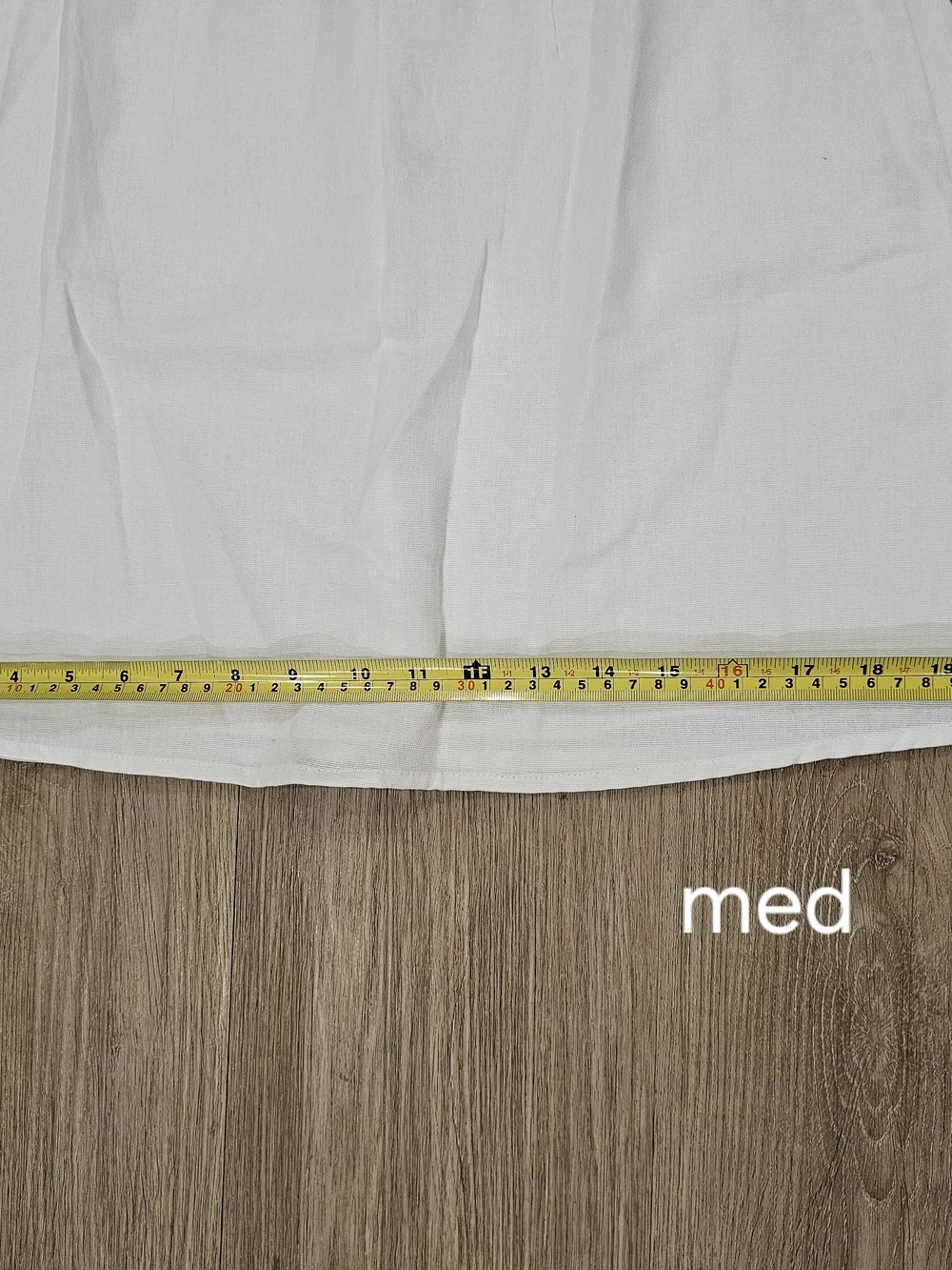 NWT Speechless White Linen Blend Long Puff Sleeve Square Neck Mini Dress in S&M - Picture 15 of 15